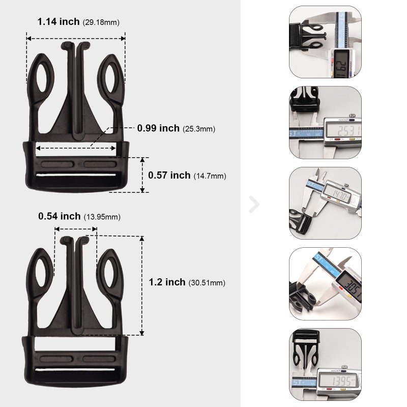 GOODSMANN Boat Cover Tie Down Kit, Durable Tie Down Straps, Trailering Straps with 172cm Webbing Strap and Male Buckle for 300D or 600D Boat Cover, 10 pcs - Image 5